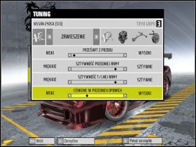 1 - Przykłady ustawień aut do różnych trybów | Tuning | Need for Speed ProStreet - Need for Speed ProStreet - poradnik do gry