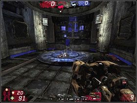 Opis: Dwie bazy leżące naprzeciw siebie, oraz dwa mosty - tak głównie prezentuje się plansza - Rozdział II - Walka 8, 9, 10 | Kampania Unreal Tournament III - Unreal Tournament III - poradnik do gry