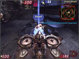 Opis: Na tym etapie przyda się zdobyta wcześniej karta Dywersja Taktyczna - Rozdział II - Walka 8, 9, 10 | Kampania Unreal Tournament III - Unreal Tournament III - poradnik do gry