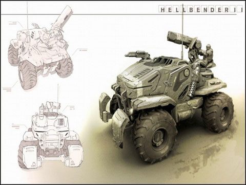 Jeśli miałbym go przyrównać do współczesnych pojazdów - Axon | Pojazdy w Unreal Tournament III - Unreal Tournament III - poradnik do gry
