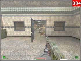 Idź prosto korytarzem, aż zauważysz, że przestępca grozi cywilowi, wtedy podbiegnij i załatw gościa - Misja 01 - Nowy Jork | Opis przejścia Soldier of Fortune - Soldier of Fortune - poradnik do gry