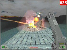 Helikopter zniszczył jedną z paczek, czym ułatwił Ci kontynuowanie gry - Misja 02 - Uganda | Opis przejścia Soldier of Fortune - Soldier of Fortune - poradnik do gry