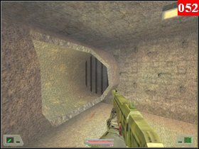 Jak zobaczysz kraty to oznacza, że niebawem kawałek tego tunelu się załamie - Misja 03 - Kosowo 1 (1) | Opis przejścia Soldier of Fortune - Soldier of Fortune - poradnik do gry