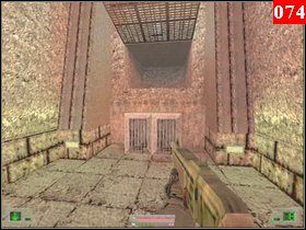 Ruszaj prosto przed siebie, w pewnym momencie będziesz miał nad sobą strażnika, zestrzel go i podążaj dalej w kierunku drabiny - Misja 03 - Kosowo 2 | Opis przejścia Soldier of Fortune - Soldier of Fortune - poradnik do gry