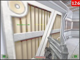 Jak znajdziesz się na górze skręć w prawo, następnie idź korytarzem w kierunku drzwi, a później korytarzem węższym do następnych - Misja 04 - Syberia (2) | Opis przejścia Soldier of Fortune - Soldier of Fortune - poradnik do gry