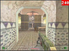 Ruszaj prosto następnie skręć w prawo za mostem a dalej wejdź na niego i zatrzymaj się w jego połowie - Misja 09 - Irak | Opis przejścia Soldier of Fortune - Soldier of Fortune - poradnik do gry