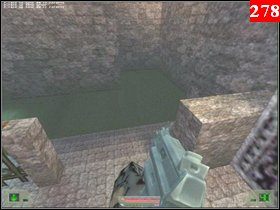 Jak zobaczysz małe pęknięcie po prawej stronie, strzel w nie i wejdź do środka - Misja 10 - Niemcy (1) | Opis przejścia Soldier of Fortune - Soldier of Fortune - poradnik do gry