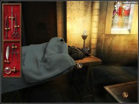 Odsuń prześcieradło i zabierz klucz leżący przy ciele - Thursday, March 28, 1566 cz.2 | Nostradamus Ostatnia Przepowiednia - Nostradamus: Ostatnia Przepowiednia - poradnik do gry