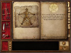 Zabierz notatki leżące na niej oraz wytnij jedną stronę skalpelem - Sunday March 31, 1566 cz.2 | Nostradamus Ostatnia Przepowiednia - Nostradamus: Ostatnia Przepowiednia - poradnik do gry