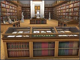 Ten kieruje Sherlocka do sal egipskiej i babilońskiej (mapka muzeum; Egyptian and Babylonian Halls) - Noc z 16 na 17 lipca 1895 cz.3 - Sherlock Holmes kontra Arsene Lupin - poradnik do gry
