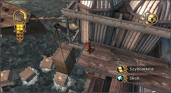 Zauważ, że skrzynie są owinięte siatką - [Solucja] Starcie cz.1 | Złoty kompas - Złoty kompas - poradnik do gry