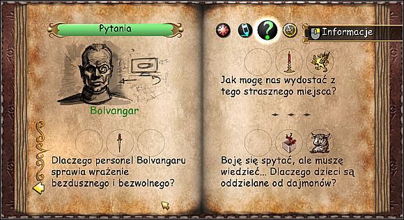 Po odpowiedzeniu na pytanie Jak mogę nas wydostać z tego strasznego miejsca - [Solucja] Bolvangar cz.5 | Złoty kompas - Złoty kompas - poradnik do gry