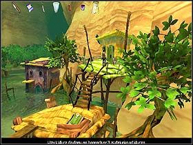 Wreszcie zejdź po schodach (w dole ekranu) i wejdź najpierw na wiodącą w górę ścieżkę - Rozdział IV - Zapłata i rejs powrotny? (cz.2) - Jack Keane - poradnik do gry