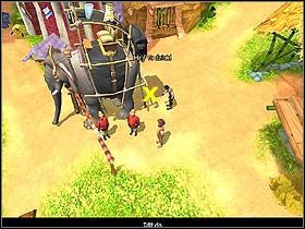 Po owocnej transakcji skieruj się do wejścia na targ (w górę ekranu) i powróć do tkwiących przy szlabanie żołnierzy - Rozdział IV - Zapłata i rejs powrotny? (cz.2) - Jack Keane - poradnik do gry