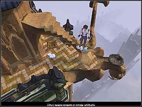 Podnieś uwolnioną szmatę i maszeruj brzegiem dachu w prawo - Poradnik do gry - Rozdział I - W okowach | Jack Keane - Jack Keane - poradnik do gry