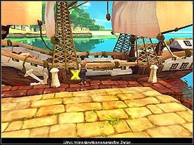 W tej sytuacji maszeruj, rzecz jasna, natychmiast do sklepu (kawałeczek w prawo) - Rozdział II - Rejs | Jack Keane - Jack Keane - poradnik do gry