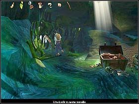 Tam rzuć okiem na dawno zapomnianą kontrabandę i zabierz sterczący z lewej stary muszkiet - Rozdział III - Katastrofa (cz.1) | Jack Keane - Jack Keane - poradnik do gry