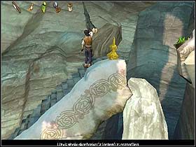 Znajdziesz się z drugiej strony skał, skąd możesz wejść na schody (po lewej) - Rozdział III - Katastrofa (cz.1) | Jack Keane - Jack Keane - poradnik do gry