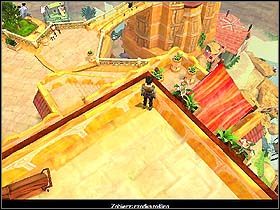 Nie zrażając się pierwszym niepowodzeniem, podejdź do stolika, przy którym siedział Gopesh i zabierz jego cenną filiżankę - Rozdział IX - Szkolenie Jacka (cz.4) - Jack Keane - poradnik do gry