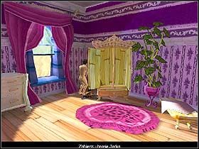 Oczywiście wal do pokoju Amandy, niestety, zanim zdążysz tam dotrzeć, panna Gristle wczłapie z powrotem na górę - Rozdział XI - W jaskini lwa (cz.1) - Jack Keane - poradnik do gry