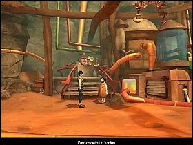 Zanim wejdziesz w widoczny na wprost piedestału tunel, wgramol się jeszcze na drugi cokół, na którym stoi posąg jakowegoś bóstwa - Rozdział IX - Szkolenie Jacka (cz.1) - Jack Keane - poradnik do gry