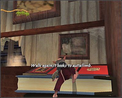Skieruj się teraz w stronę charakterystycznej dziury w ścianie - [2. The Unseen World] Quest 2 (cz.1) | Kroniki Spiderwick - Kroniki Spiderwick - poradnik do gry