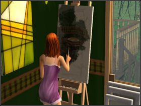 Studio artystyczne - Moja Muza II to parcela, w której Sim realizuje swoje artystyczne zapędy - Sztuka i rzemiosło | Hobby | The Sims 2 Czas wolny - The Sims 2: Czas wolny - oficjalny polski poradnik do gry