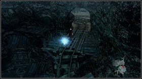 Biegnij korytarzem niszcząc Scarecrowy, a na rozwidleniu skręć w lewo - [Mission 03] The White Fang | Devil May Cry 4 - Devil May Cry 4 - Xbox 360 - poradnik do gry