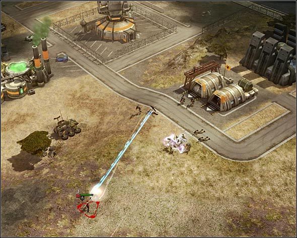 Komandos regeneruje energię, dlatego możesz otwarcie atakować wrogich piechurów. - Akt 2 - Klucz do królestwa - Command & Conquer 3: Gniew Kanea - poradnik do gry