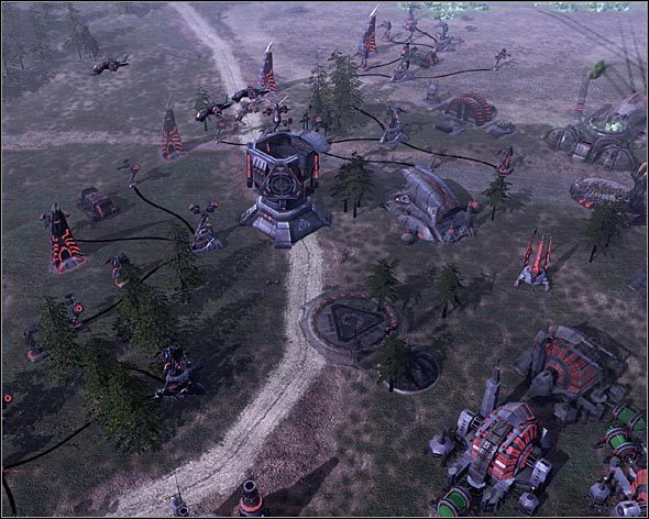 Obeliski Światła, Szatkownice i śmigłowce Jad powstrzymają wszystkie ataki GDI. - Akt 3 - Odzyskanie Tacitusa - Command & Conquer 3: Gniew Kanea - poradnik do gry