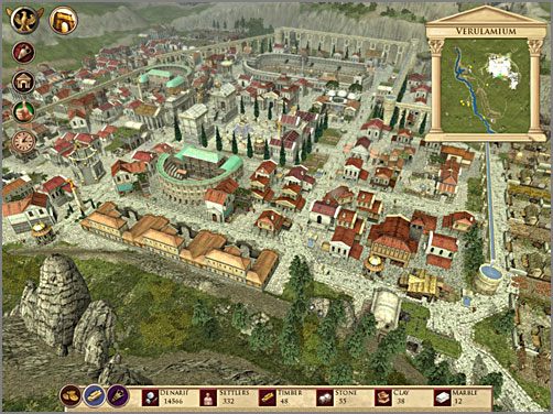 To co widać, to fragment jednego z miast zbudowanego zgodnie z zasadami spisanymi w tym poradniku - Etap V (cz.2) | Budujemy miasto w Imperium Romanum - Imperium Romanum - poradnik do gry