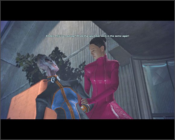 Z kolei grając jako renegat również przystajemy na prośbę Gianny, ale Lorika nakłaniamy poprzez zastraszenie - [7. Noveria] 1. Port Hanshan (Zadania cz.1) - Mass Effect - PC - poradnik do gry