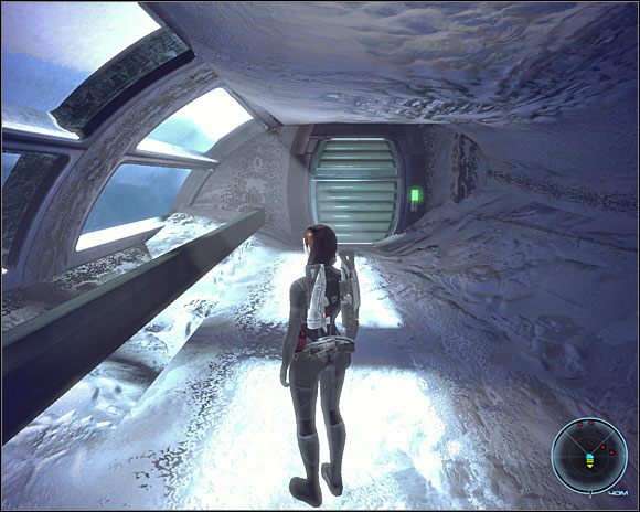 Po zakończeniu walki wchodzimy na górę i kierujemy się w stronę windy (NOV6-B ) - [7. Noveria] 3. Szczyt 15 - Droga na Stację Szczelinową (Zadania) - Mass Effect - PC - poradnik do gry