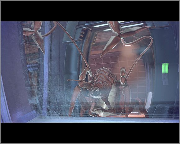 Po skończonej walce udajemy się na południe w kierunku windy prowadzącej do rdzenia Miry (NOV7-B ) - [7. Noveria] 3. Szczyt 15 - Droga na Stację Szczelinową (Zadania) - Mass Effect - PC - poradnik do gry