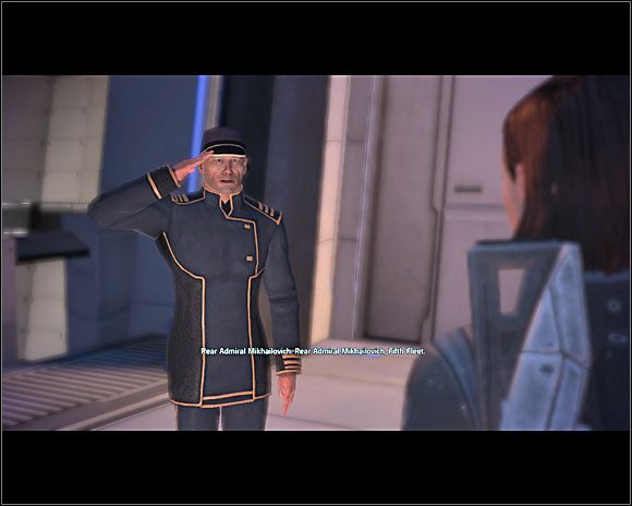 Gdy tylko opuścimy pokład Normandii, podejdzie do nas kontradmirał Mikchailovich - [8. Powrót na Cytadelę] Zadania - Mass Effect - PC - poradnik do gry