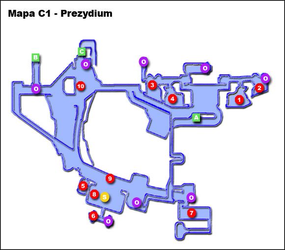 LEGENDA (Mapa C1) - [3. Cytadela] Mapy - Prezydium, Wieża, Akademia SOC - Mass Effect - PC - poradnik do gry