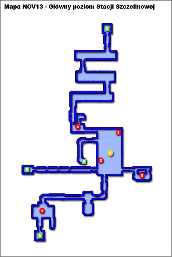 LEGENDA (Mapa NOV13) - [7. Noveria] 4. Stacja Szczelinowa i underlaby (Mapy) - Mass Effect - PC - poradnik do gry
