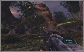 Przy wraku znajdziecie to - po co przyszliście, niestety cieszącego się Gonzalesa wraz ze zdobyczą upoluję tyranozaur - [Rozdział] Mother Superior (cz.1) | Turok - Turok - poradnik do gry