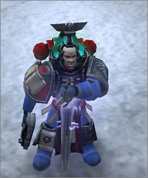 Kronikarz odgrywa rolę maga/kapłana w armii Space Marines - Marines Kosmosu (cz.2) | Rasy | Warhammer 40,000 Dawn of War - Soulstorm - Warhammer 40,000: Dawn of War - Soulstorm - poradnik do gry