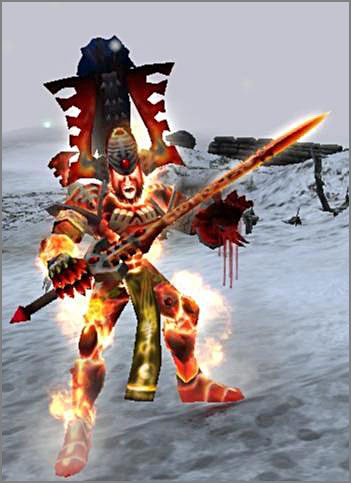 Awatar przypomina żywiołaka ognia - Eldarzy (cz.2) | Rasy | Warhammer 40,000 Dawn of War - Soulstorm - Warhammer 40,000: Dawn of War - Soulstorm - poradnik do gry