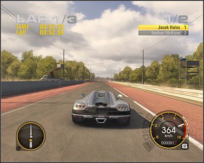 Po przejechaniu nieco krótszej prostej dotrzesz do nowej serii zakrętów - Global Racing League - Prestige - Head 2 Head | Global Racing League - Race Driver: GRID - poradnik do gry