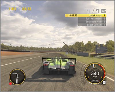 7) Po upływie kilkunastu sekund dotrzesz do serii pięciu łagodnych łuków - Le Mans 24 Hours (cz.2) | Le Mans 24 Hours | Race Driver GRID - Race Driver: GRID - poradnik do gry
