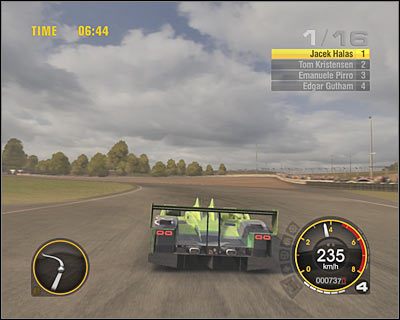 3) Dotarcie do końca tej prostej w zależności od mocy pojazdu może Ci zająć od kilku do kilkunastu sekund - Le Mans 24 Hours (cz.1) | Le Mans 24 Hours | Race Driver GRID - Race Driver: GRID - poradnik do gry