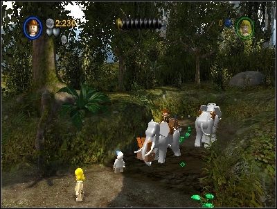 Wsiądź znowu na słonia i jedź w głąb, przez kolejną warstwę błota - Chapter 2 - Pankot Secrets (cz.1) - Świątynia Zagłady - LEGO Indiana Jones: The Original Adventures - poradnik do gry