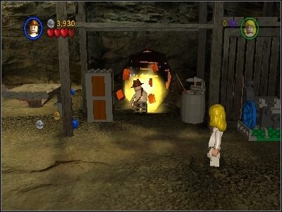 W następnym pomieszczeniu pokonaj przeciwników i idź w prawo - Chapter 4 - Free the Slaves (cz.2) - Świątynia Zagłady - LEGO Indiana Jones: The Original Adventures - poradnik do gry
