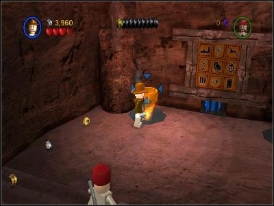 Musisz znaleźć niebieski i czerwony klocek, które umieścisz we wrotach - Chapter 6 - Temple of the Grail (cz.1) - Ostatnia Krucjata - LEGO Indiana Jones: The Original Adventures - poradnik do gry