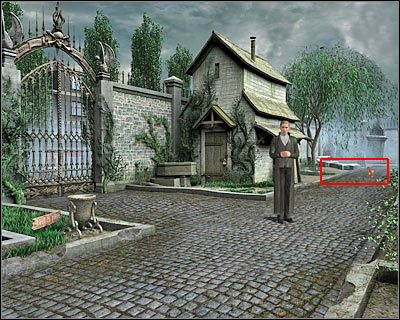 Po dotarciu w nowe miejsce kliknij na leżących na trumnie butelkach - Cmentarz Bloomsbury (cz.1) | Londyn | Dracula Początek - Dracula: Początek - poradnik do gry