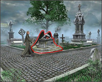 Zabawa polega na określeniu liczby lat, zgodnie z zawartymi w tekście podpowiedziami - Cmentarz Bloomsbury (cz.3) | Londyn | Dracula Początek - Dracula: Początek - poradnik do gry