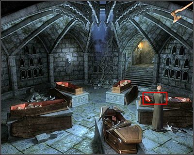 Podnieś leżące na ciele Harkera okulary (Glasses) - Zamek Draculi (cz.4) | Transylwania | Dracula Początek - Dracula: Początek - poradnik do gry