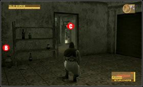 Wszystkie Gekko znajdują się teraz po prawej stronie i przed Tobą, za ruinami - Poradnik do gry Metal Gear Solid 4 Guns of the Patriots - Prolog - Metal Gear Solid 4: Guns of the Patriots - poradnik do gry